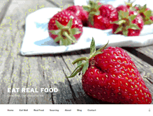 Tablet Screenshot of eatrealfood.com